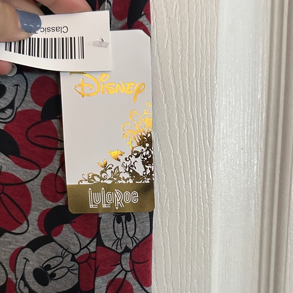 Disney Minnie Mouse Print Women's Top - Red and Gray - Picture 5 of 6